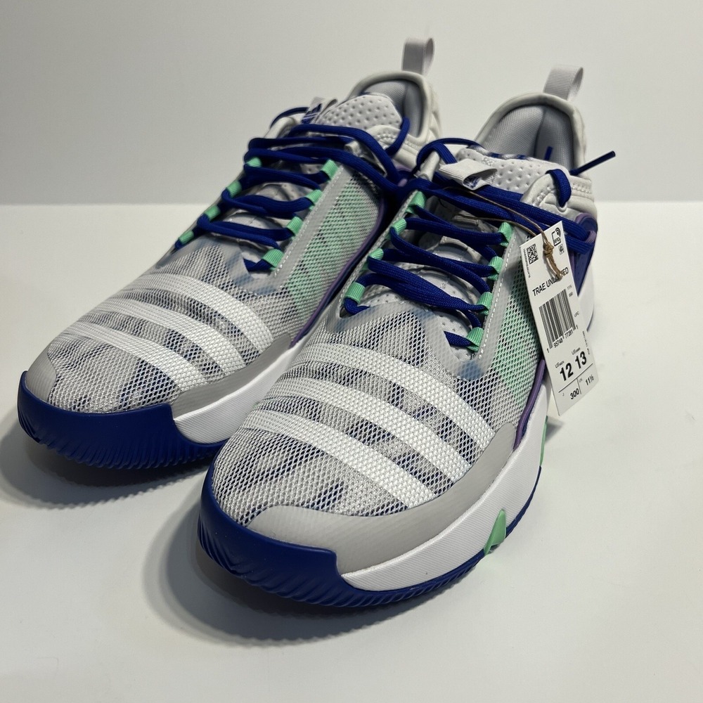 Trae Young Adidas Ice Trae Unlimited Size 12 Basketball Shoe Brand New With Box